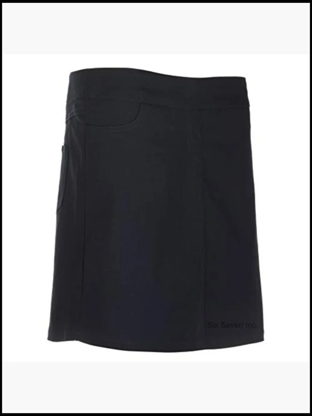 Tummy Control Golf Skort with Pockets High Rise Pull On 4-Way Stretch